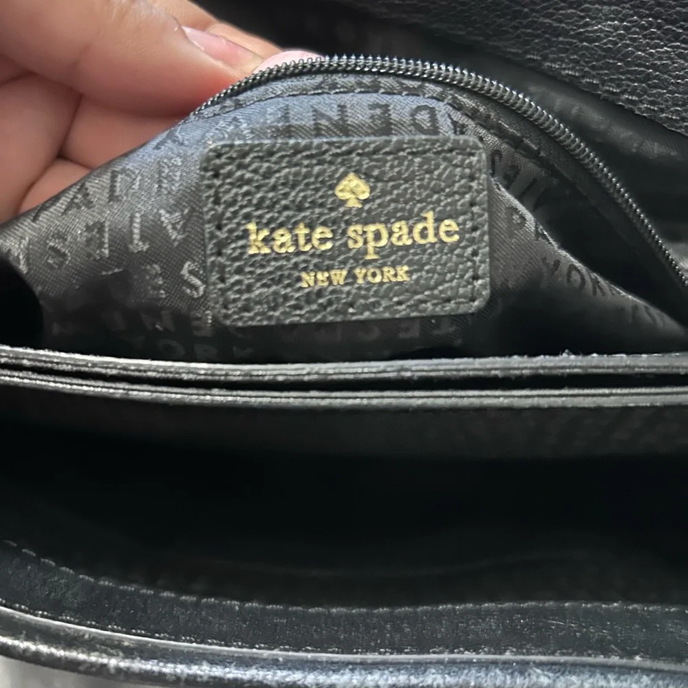 Kate Spade New York Bailey Street Bruna leather satchel in black - Picture 3 of 5